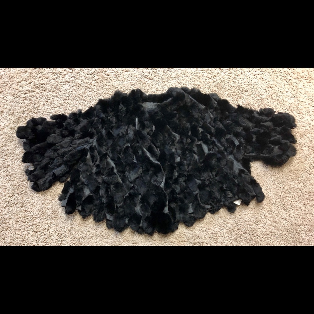 Real fur wrap NWT
